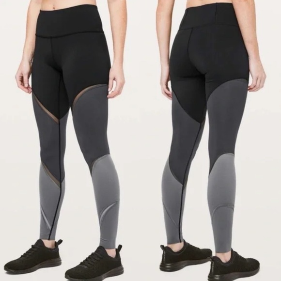 Lululemon Colour Me Ombre Tight Black Leggings - Picture 1 of 5